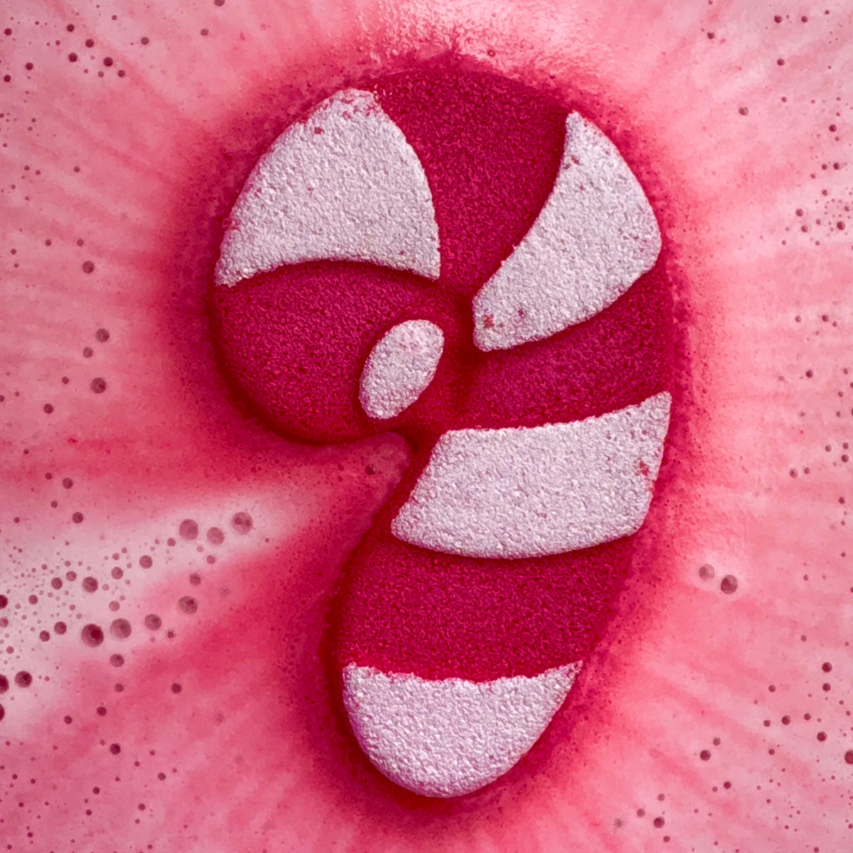 Candy Cane Shaped Bath Bomb wholesale by Bubble and Bathe, photo 2