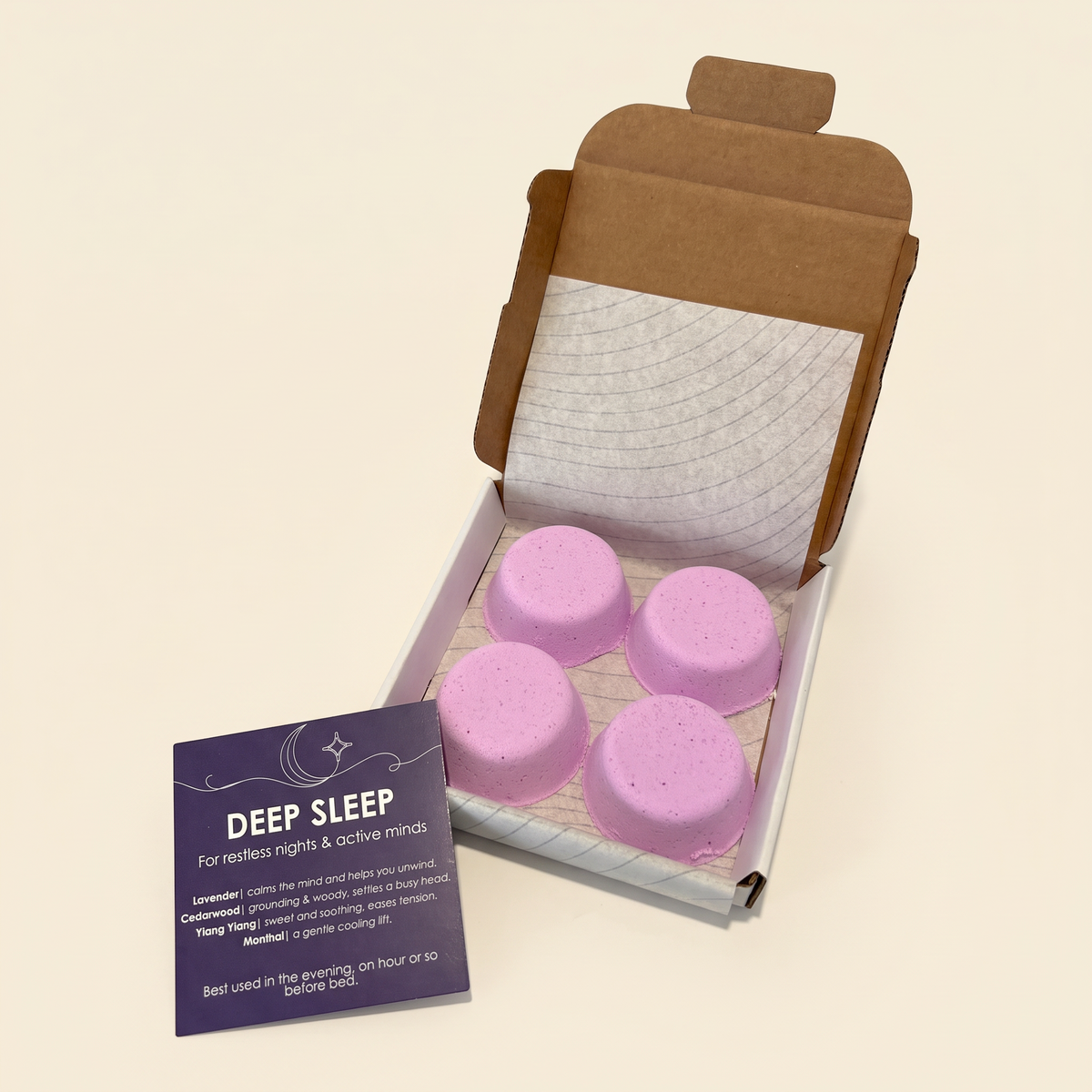 Deep Sleep Shower Steamers wholesale by Bubble and Bathe, photo 5