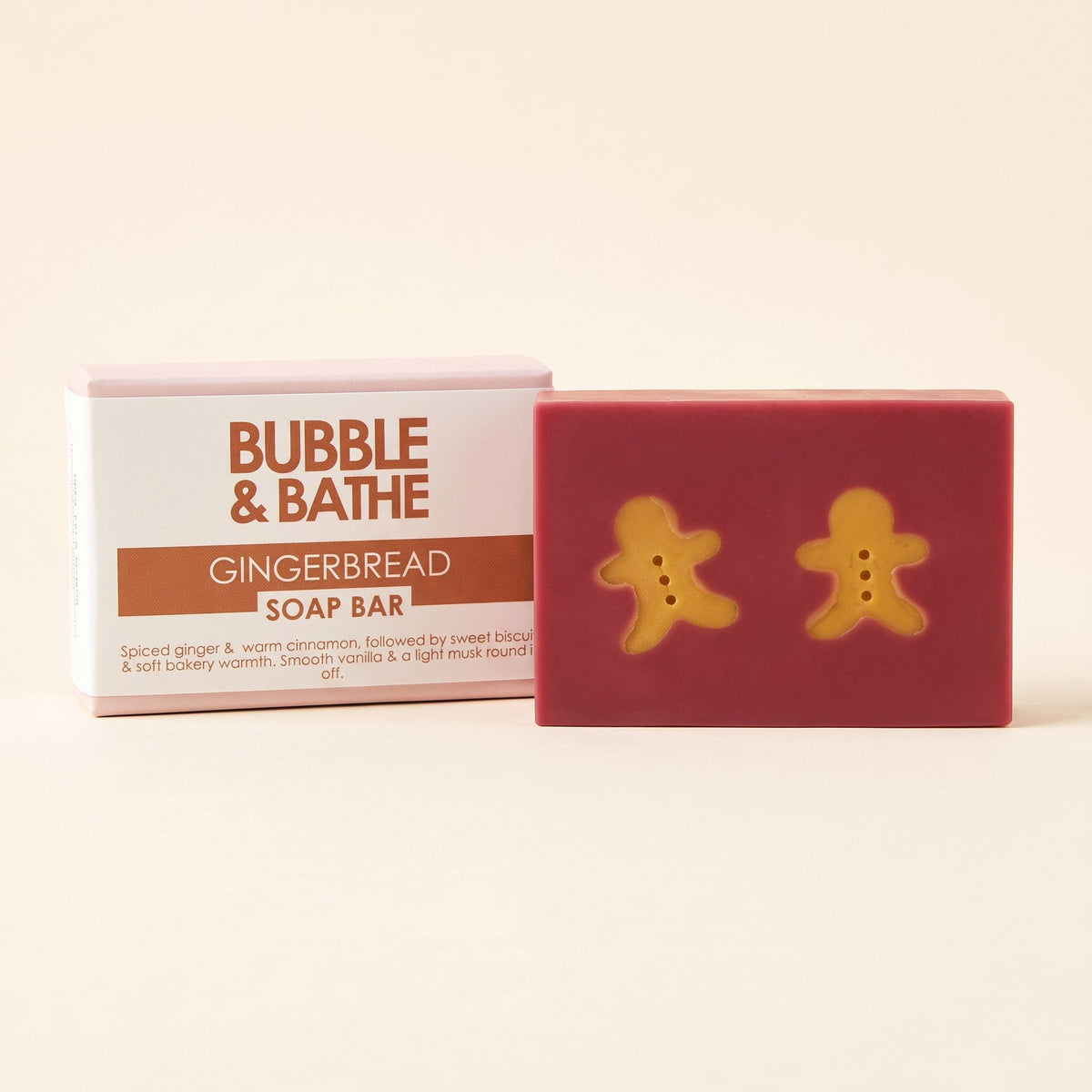 Gingerbread Soap Bar wholesale by Bubble and Bathe, photo 1