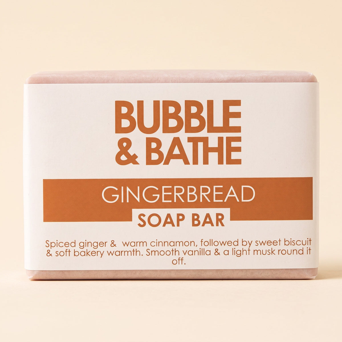 Gingerbread Soap Bar wholesale by Bubble and Bathe, photo 3