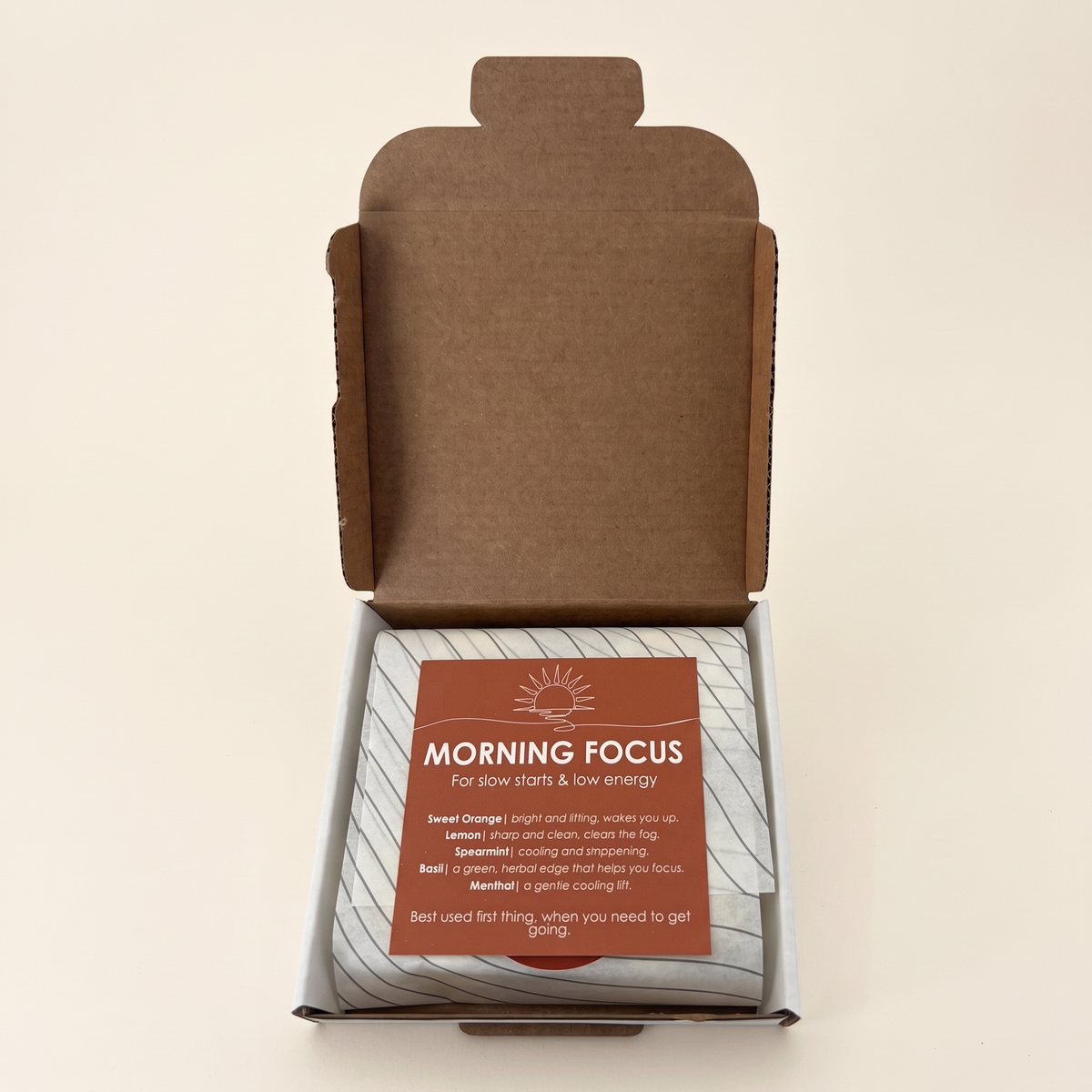 Morning Focus Shower Steamers wholesale by Bubble and Bathe, photo 4