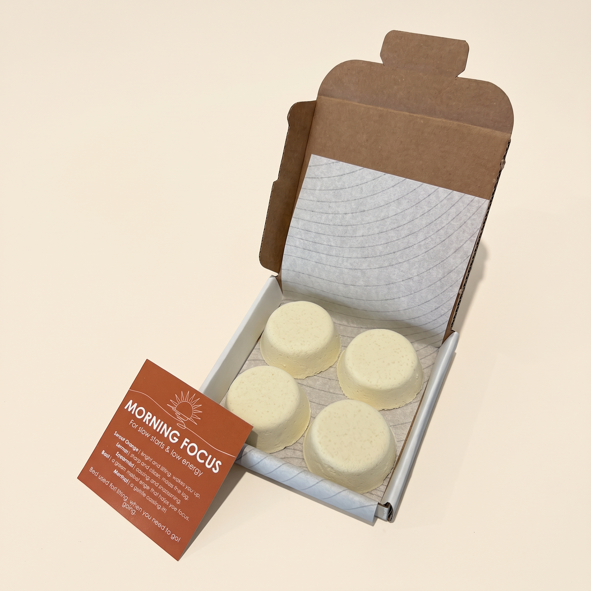 Morning Focus Shower Steamers wholesale by Bubble and Bathe, photo 5